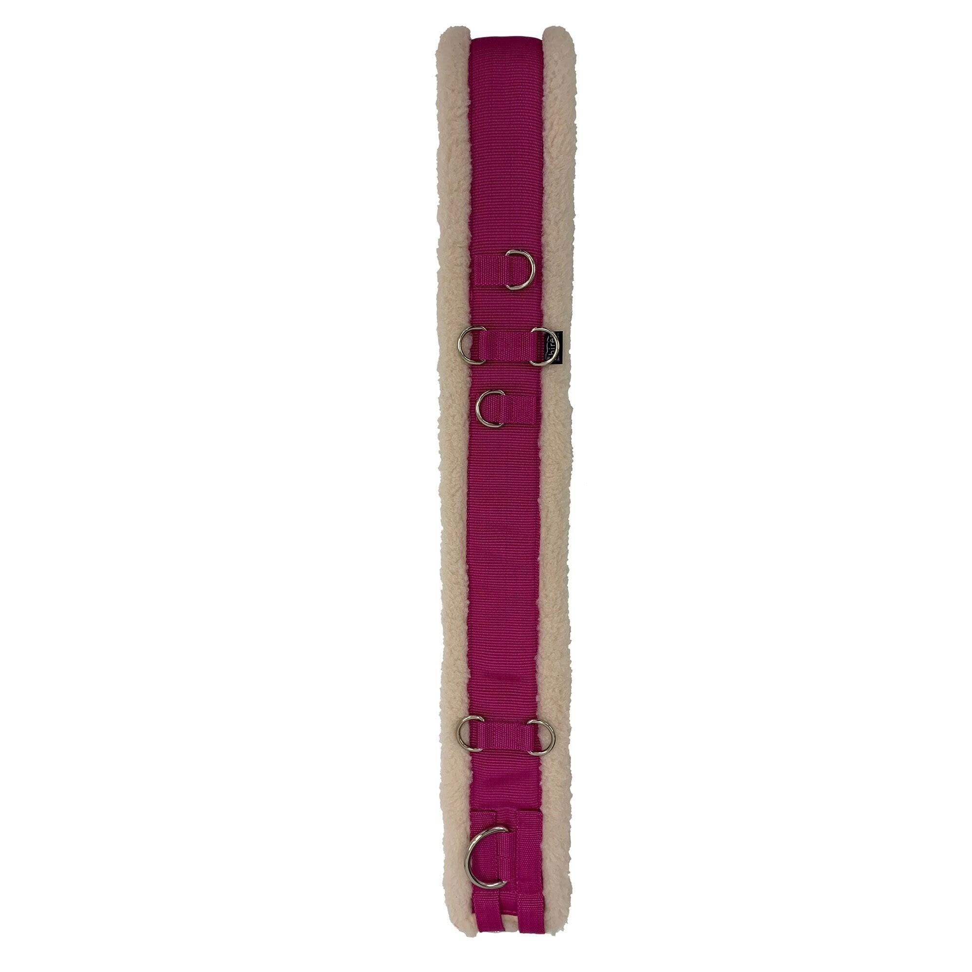 Fleece Padding Nylon Horse Lunging Roller (Raspberry) 2/4