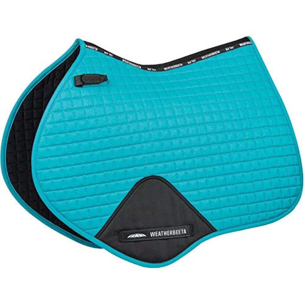 Prime Jump Shaped Saddle Pad (Turquoise) 1/3