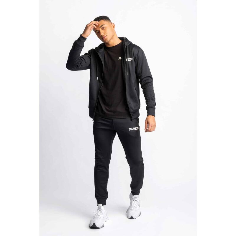 Black Panther Hoodie Heren Slim Fit - Fitness - Zwart