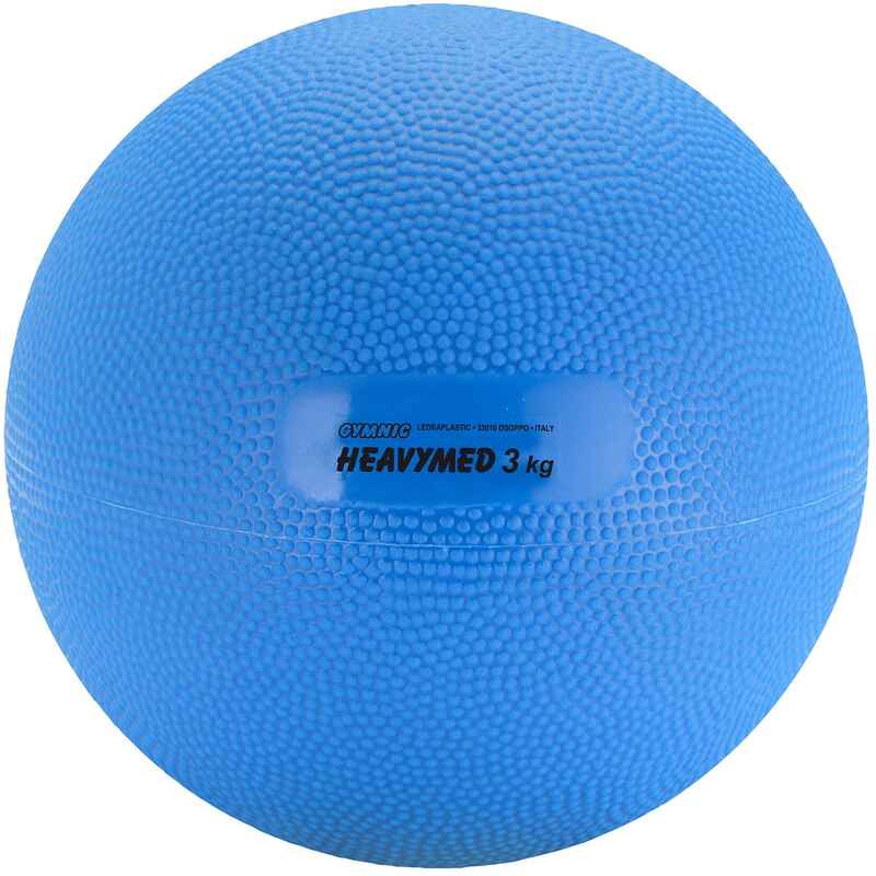 Gymnic Medizinball Heavymed, 3.000 g, ø 17 cm, Blau