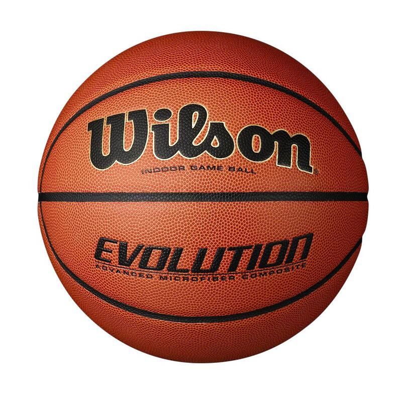 Wilson Basketball Evolution, Größe 6, Orange-Schwarz