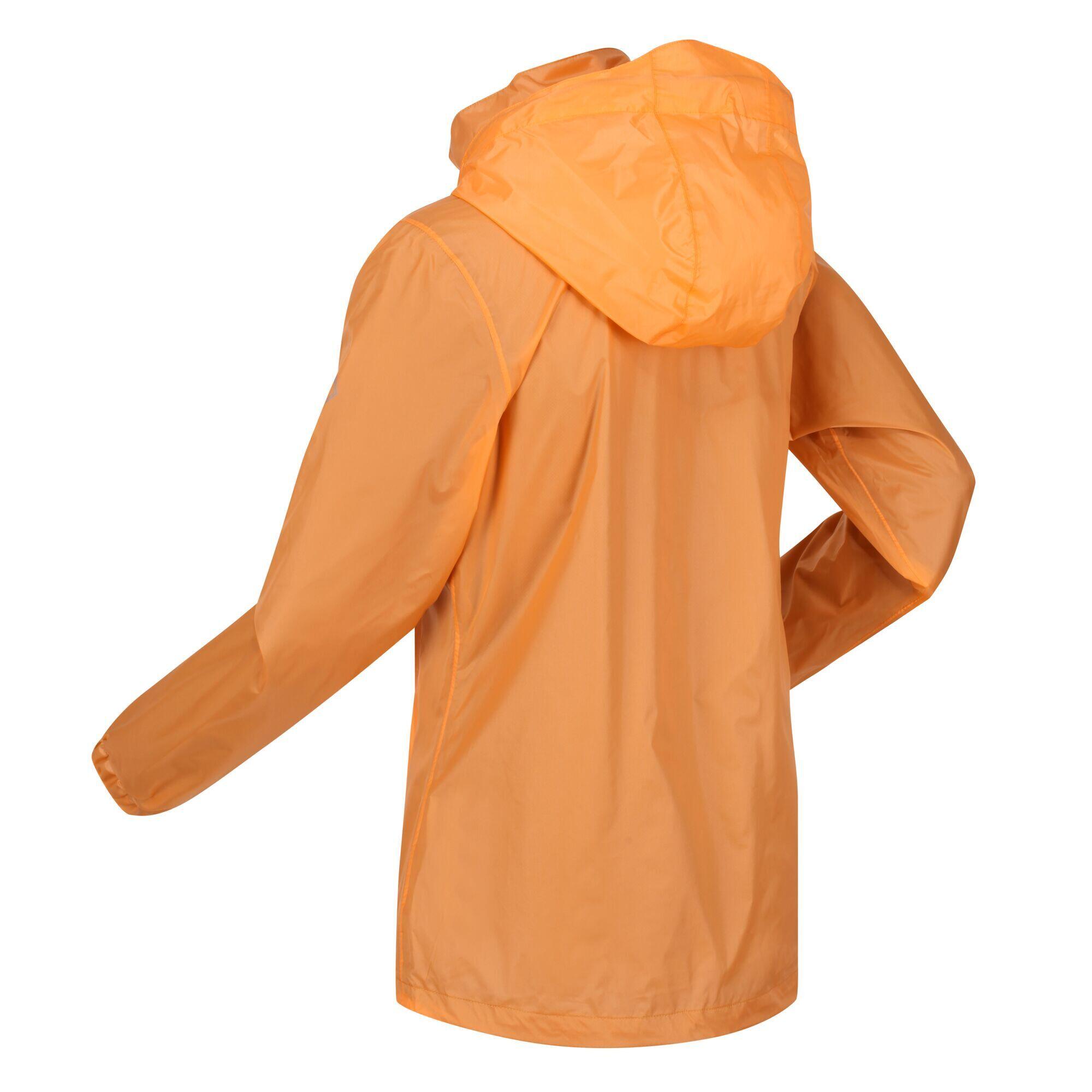 Corinne IV Women's Fitness Waterproof Rain Jacket - Light Orange 6/7