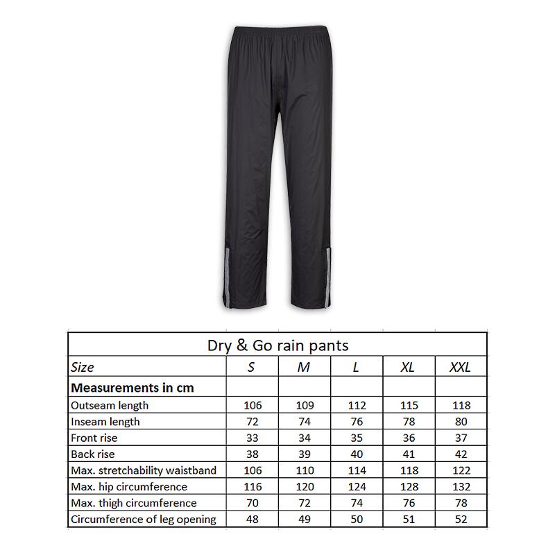 Pantalon de pluie Dry&Go taille M