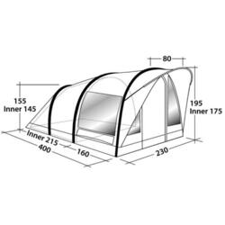 Rockwell 3 – Tenda de Campismo Outwell