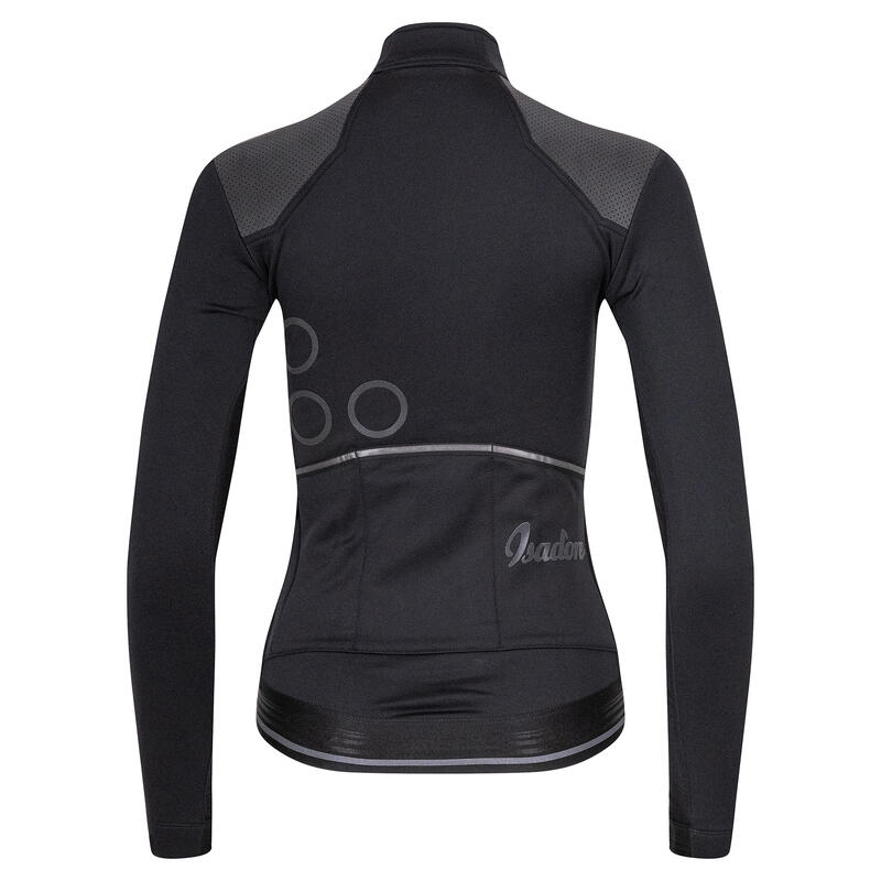 Dames wieler Jas Softshell Diep Winter Signature Antraciet