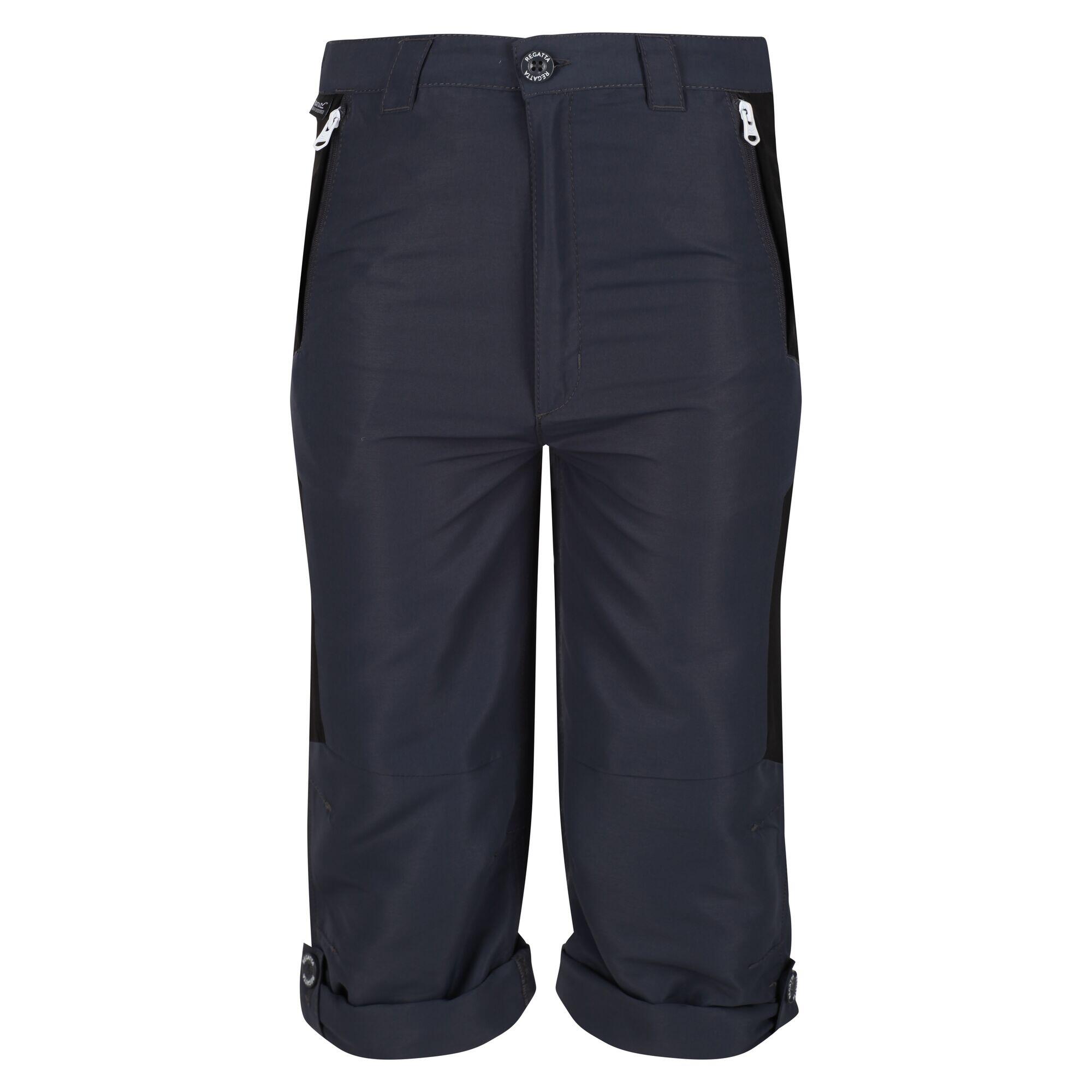 REGATTA Childrens/Kids Sorcer V Mountain Trousers (India Grey/Black)