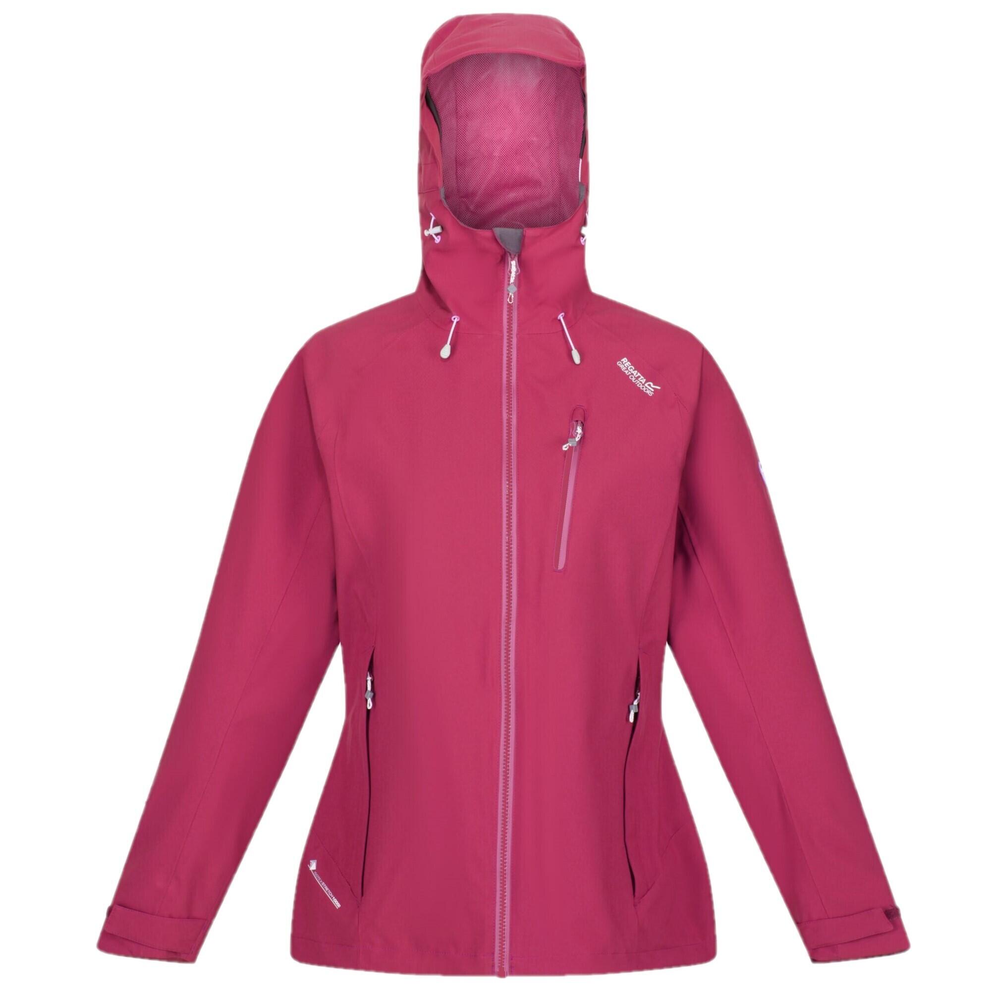 REGATTA Womens/Ladies Birchdale Waterproof Shell Jacket (Rethink Pink)