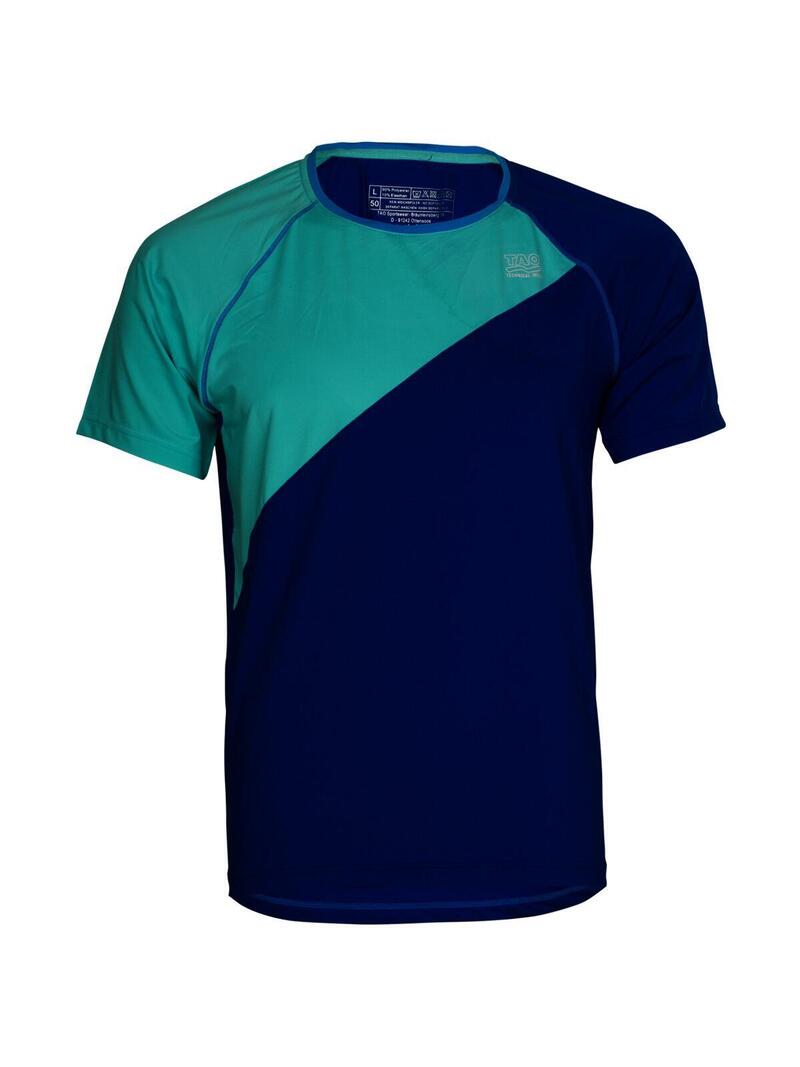 Kurzarm T-Shirt mit Rundhalsausschnitt mit Colour-Block für Herren PULSE