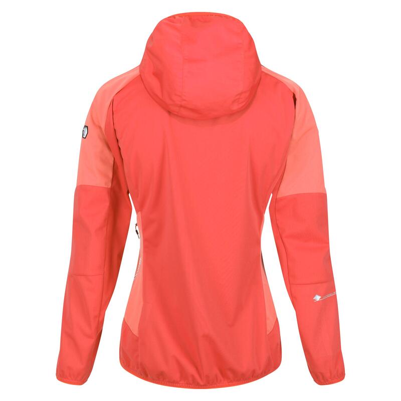 "Tarvos IV" Jacke für Damen Neon-Pfirsichfarben/Koralle