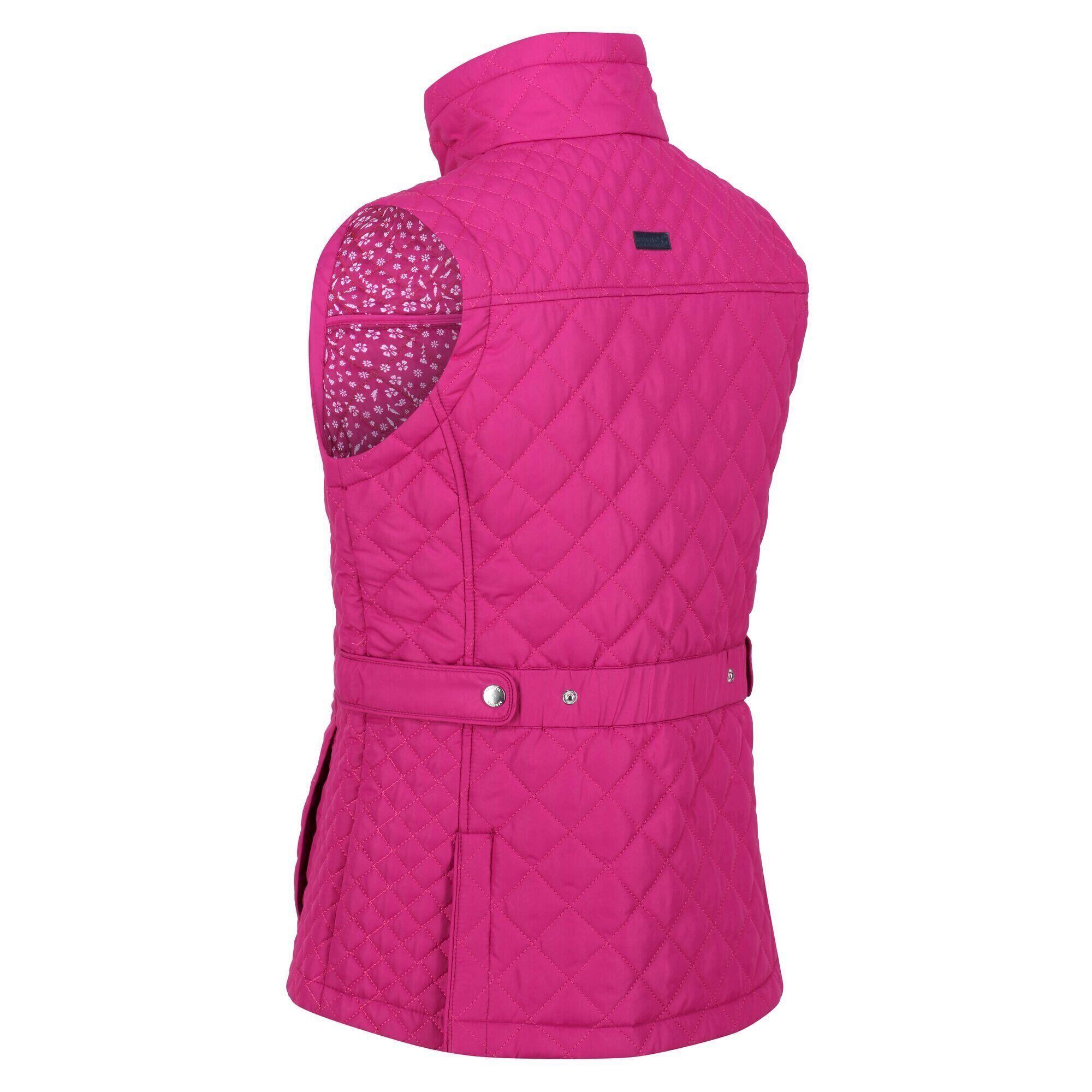 Womens/Ladies Charleigh Gilet (Fuchsia) 3/5