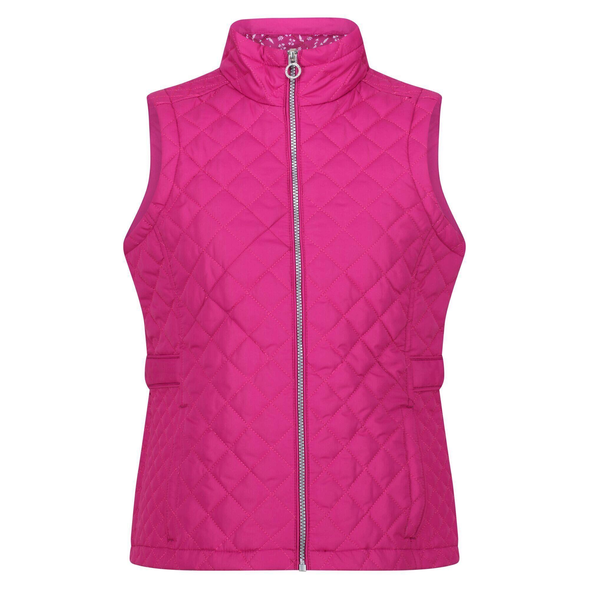 Womens/Ladies Charleigh Gilet (Fuchsia) 1/5