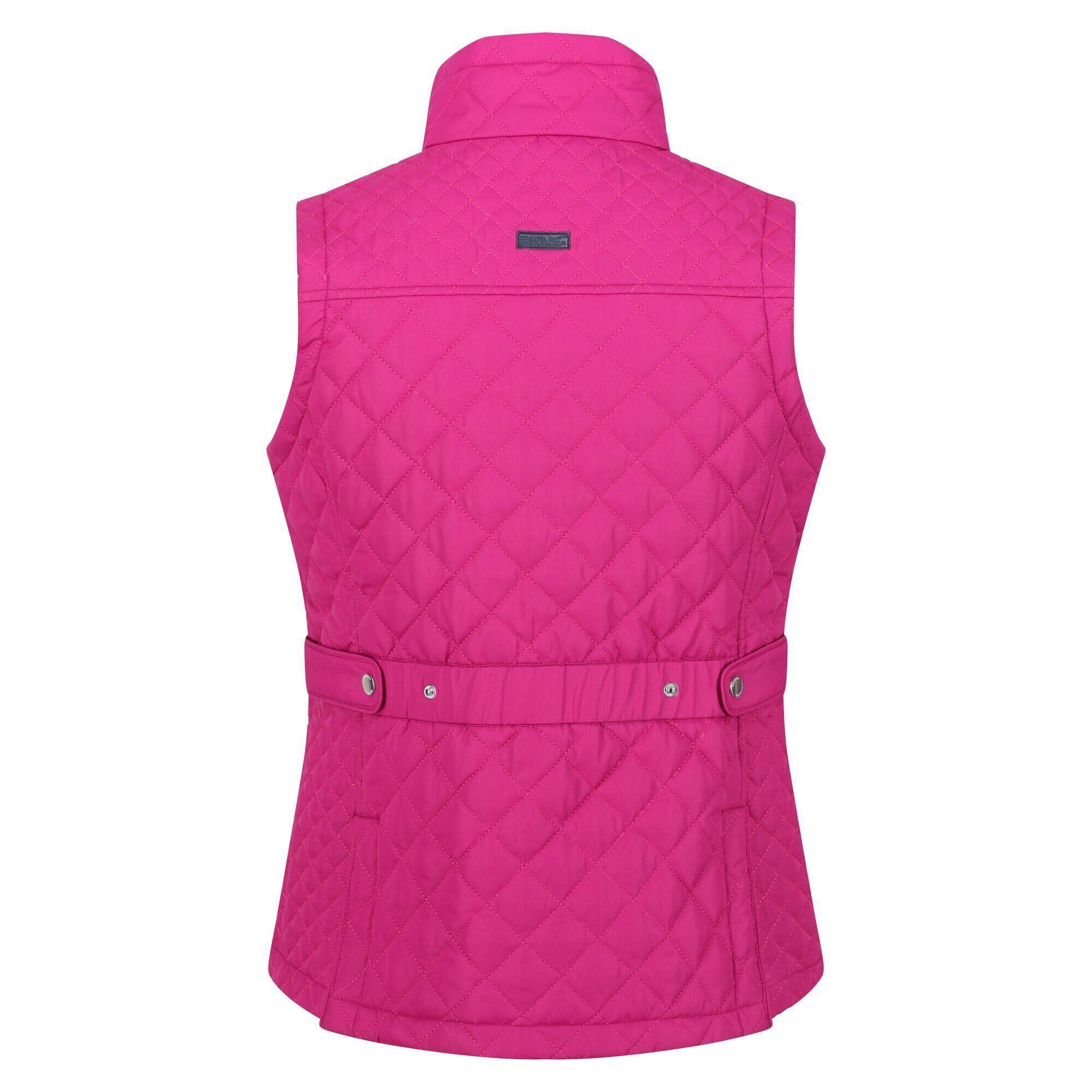 Womens/Ladies Charleigh Gilet (Fuchsia) 2/5