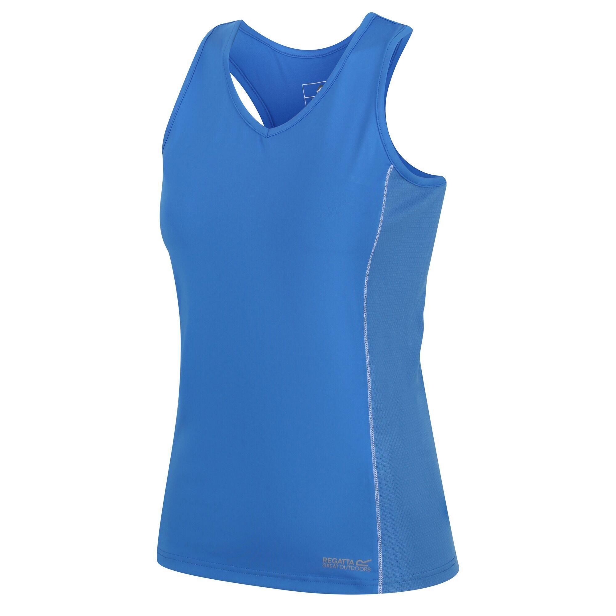 Womens/Ladies Varey Active Vest (Sonic Blue) 3/5
