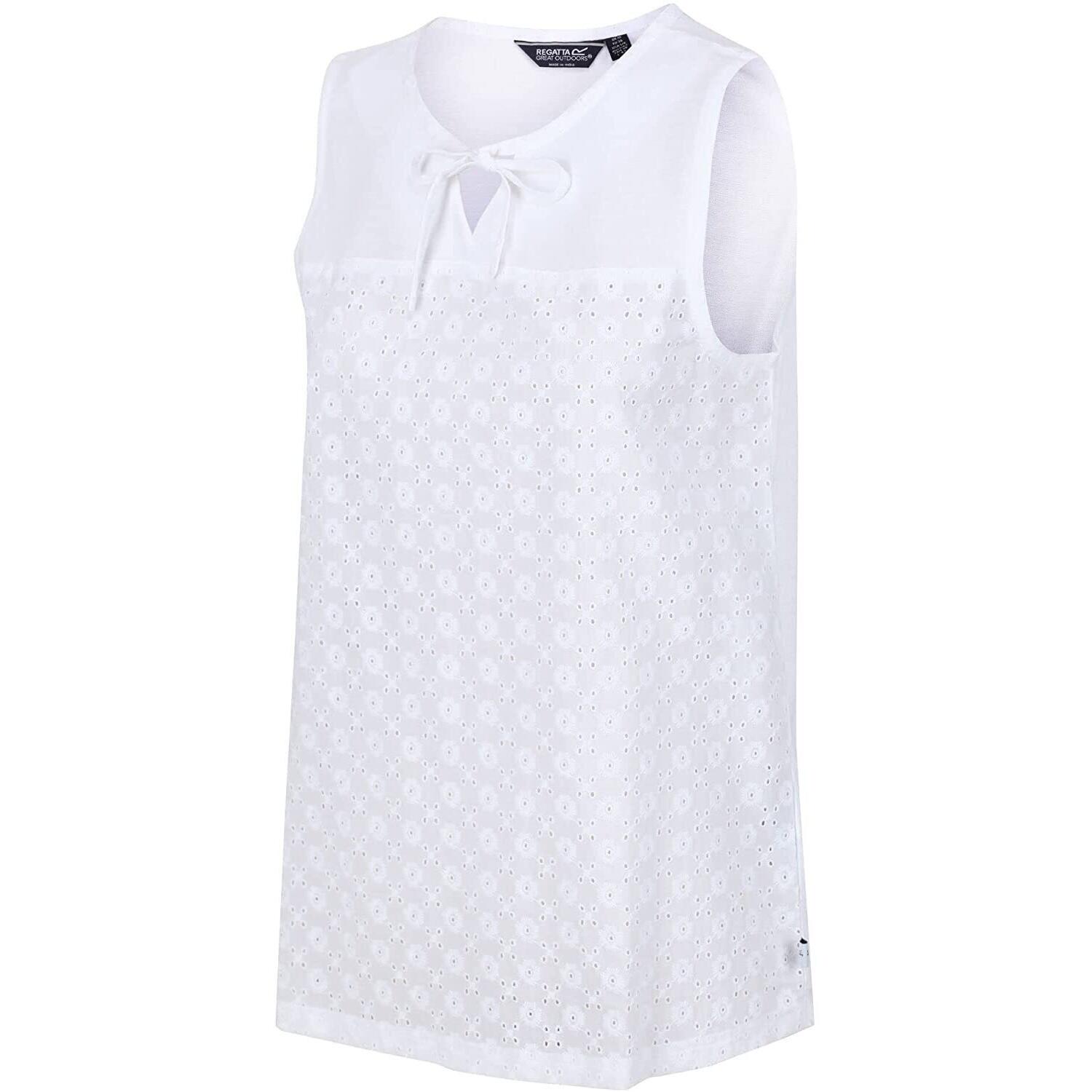 Womens/Ladies Janessa Top (White) 4/5