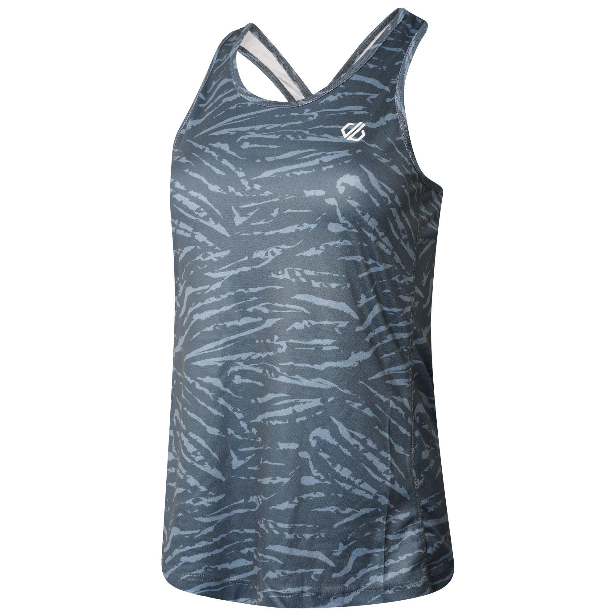 Womens/Ladies Ardency II Tiger Print Recycled Vest (Orion Grey) 1/5