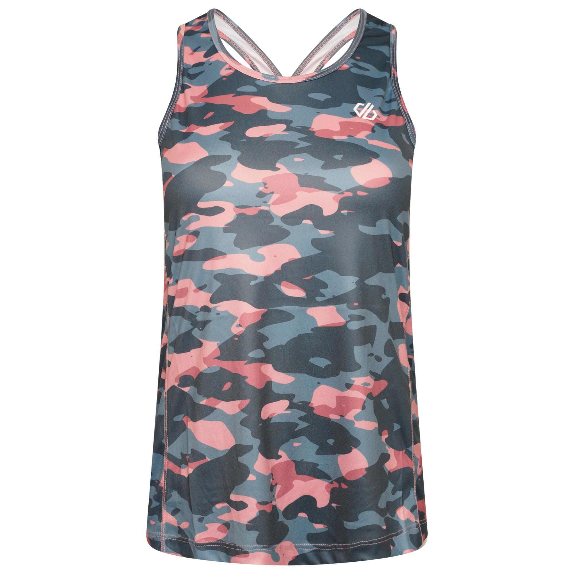 Womens/Ladies Ardency II Camo Recycled Vest (Powder Pink) 1/5