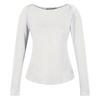 Dames Lakeisha Tshirt met lange mouwen (Wit)