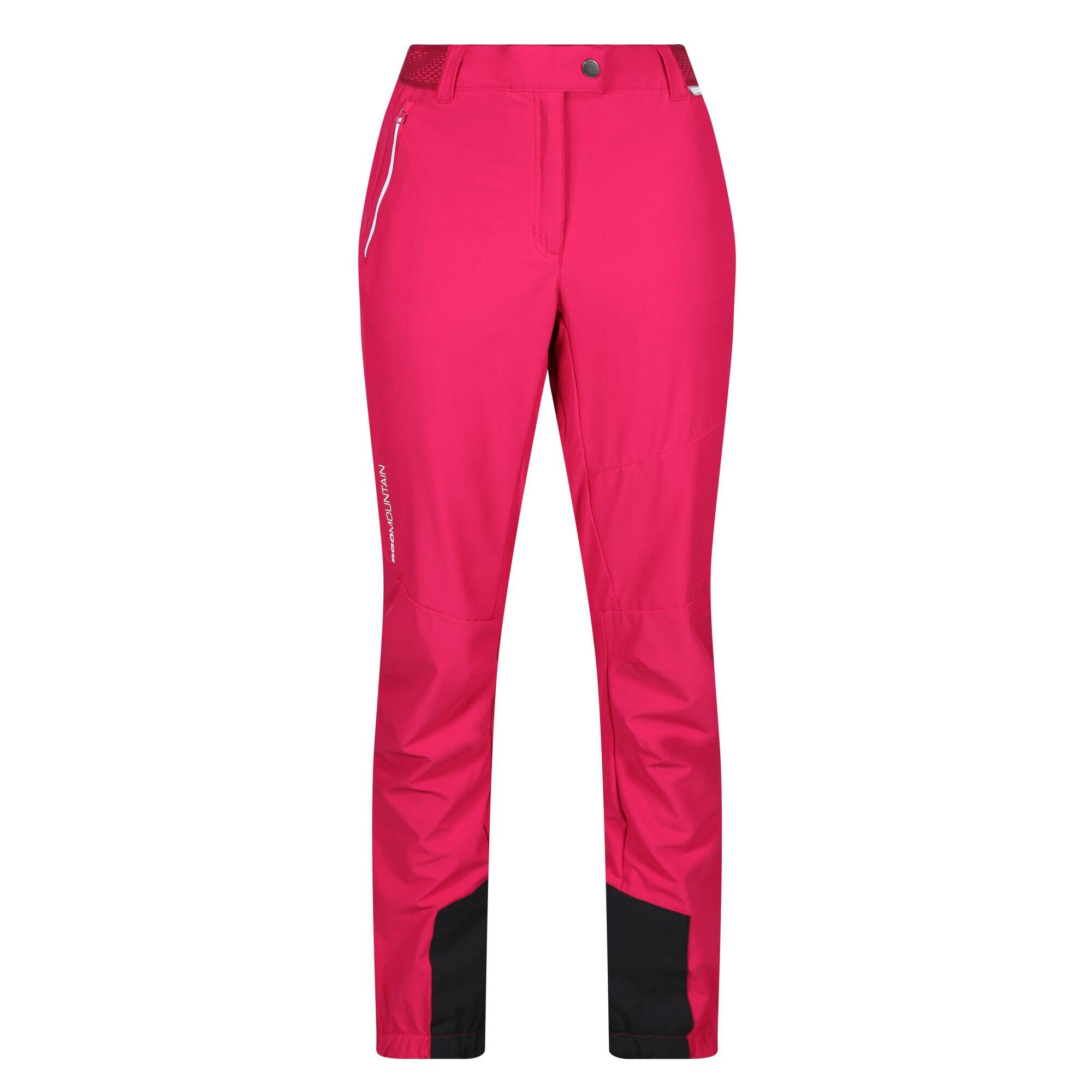 REGATTA Womens/Ladies Mountain III Walking Trousers (Rethink Pink)