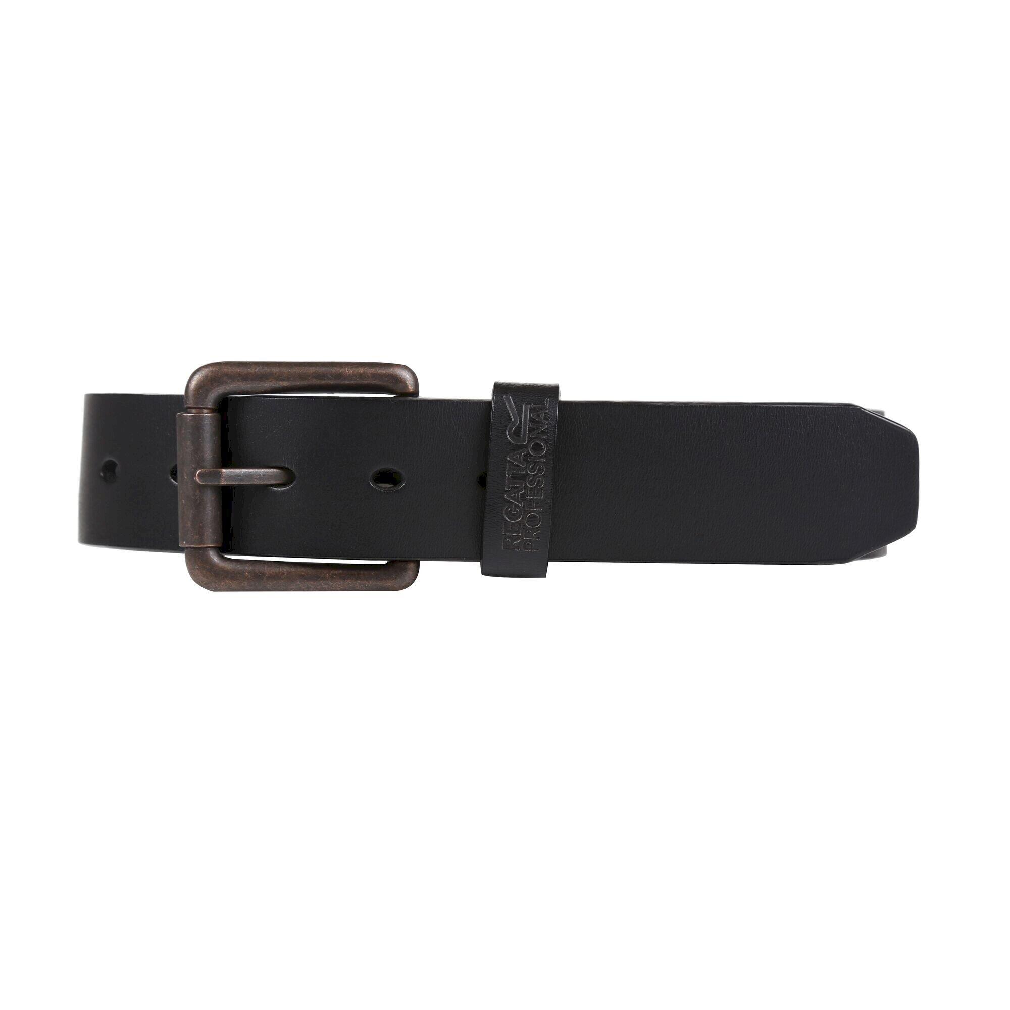 Mens Pro Leather Waist Belt (Black) 1/4