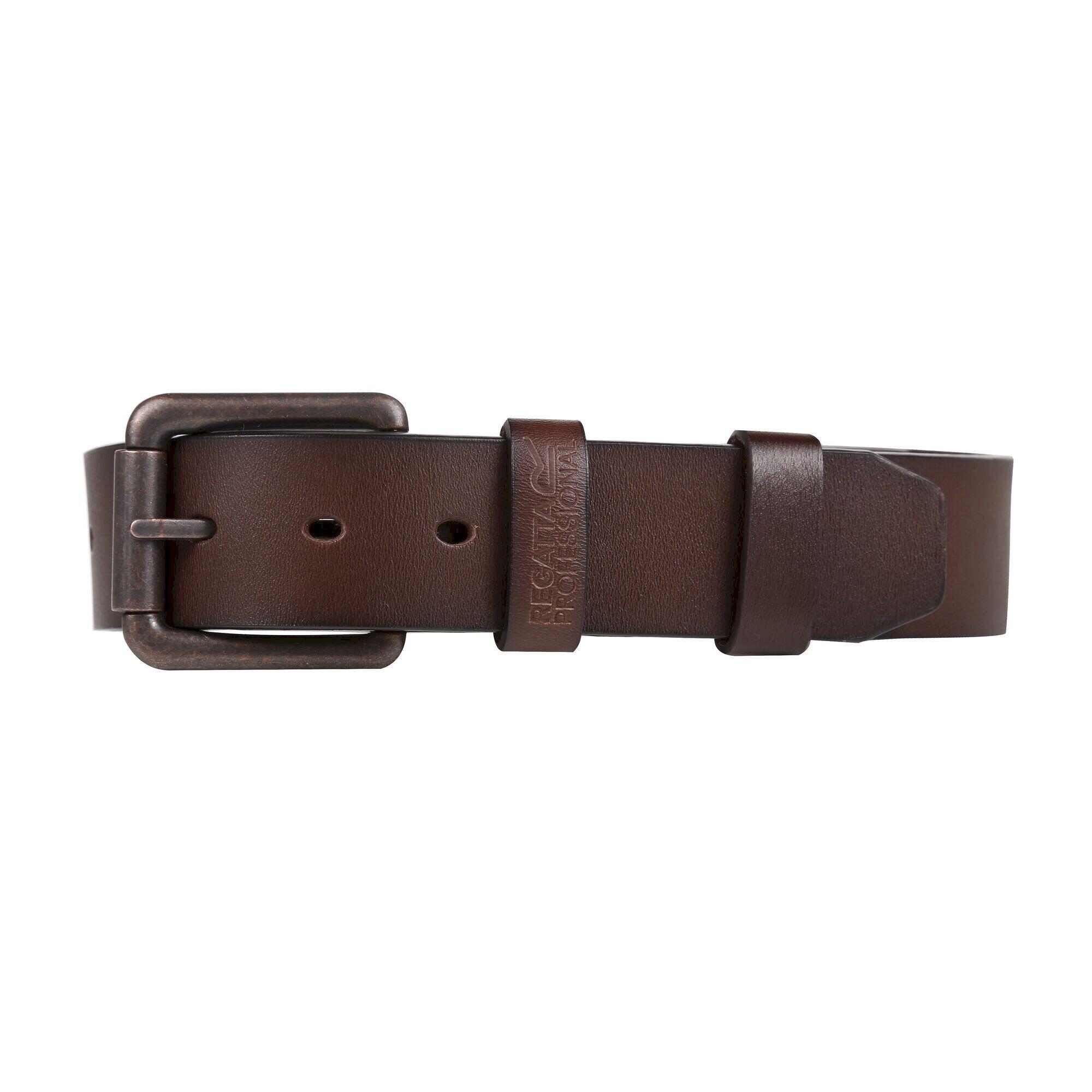 Mens Pro Leather Waist Belt (Brown) 1/4