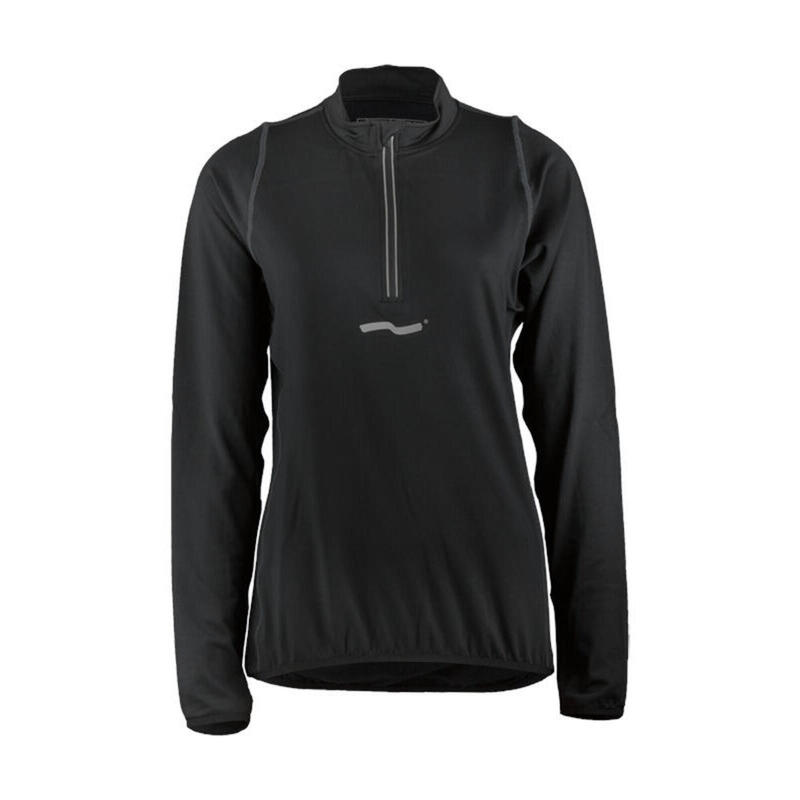 Atmungsaktives Damen Laufshirt mit Zip-Garage PULSE