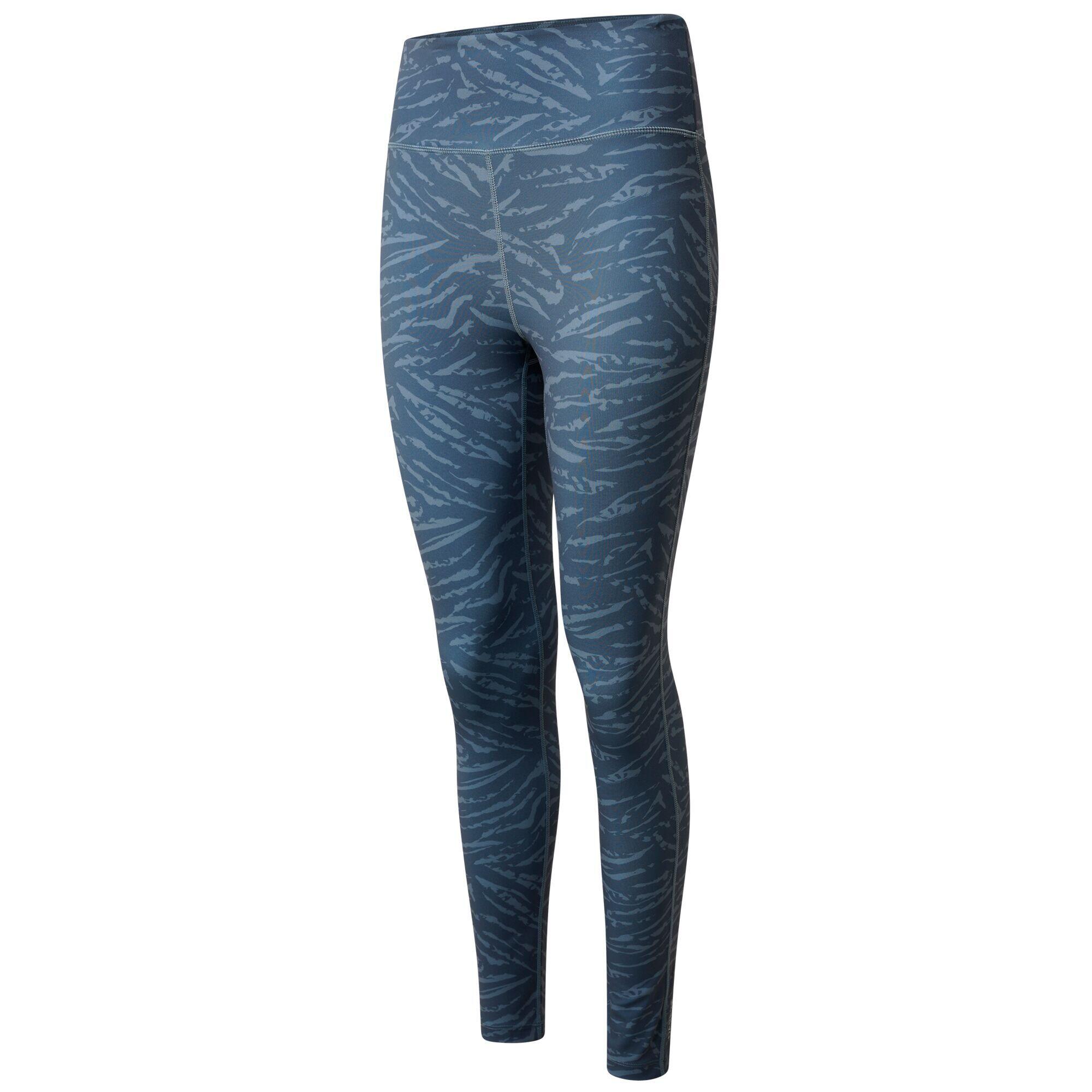Womens/Ladies Influential Tiger Print Recycled Leggings (Orion Grey) 3/5