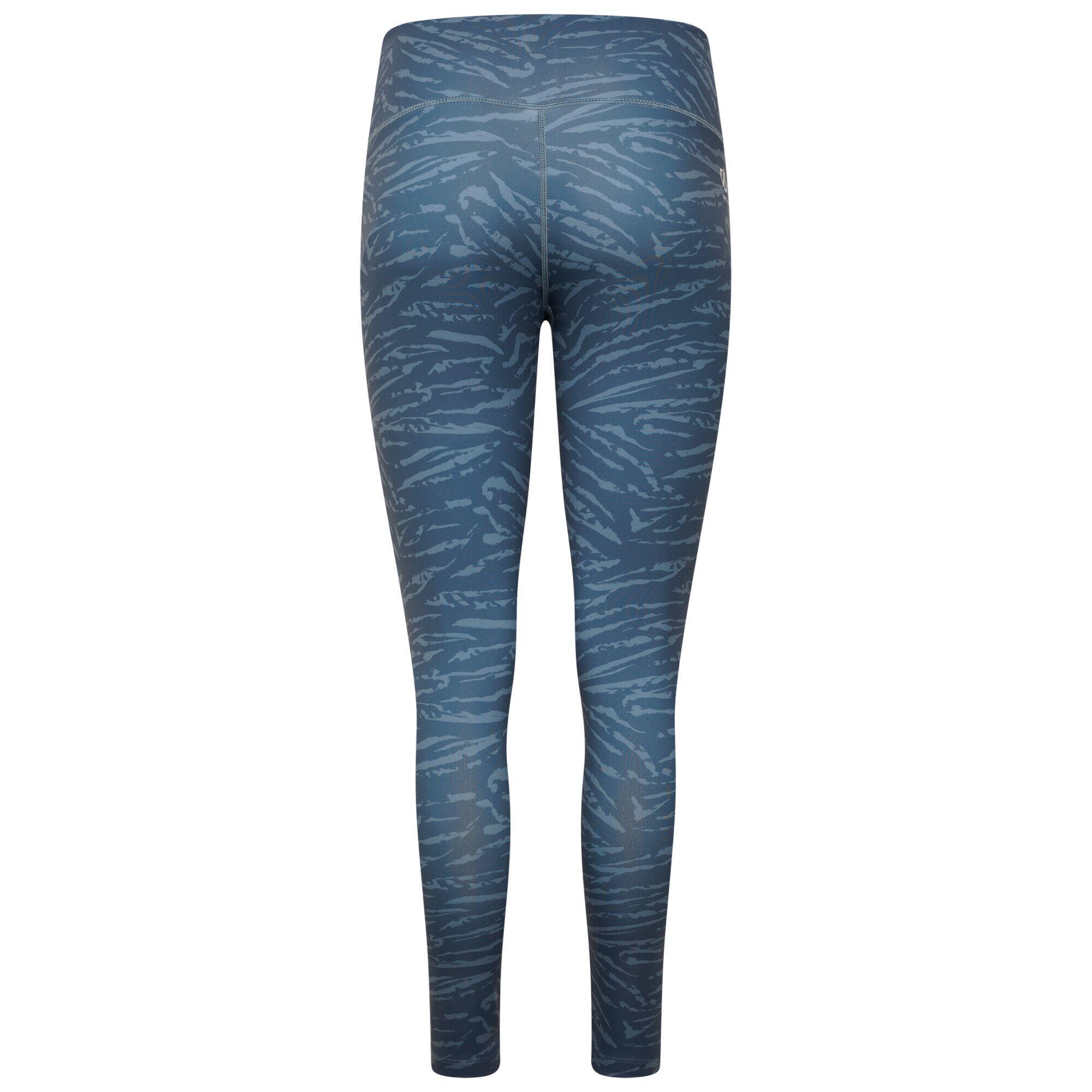 Womens/Ladies Influential Tiger Print Recycled Leggings (Orion Grey) 2/5