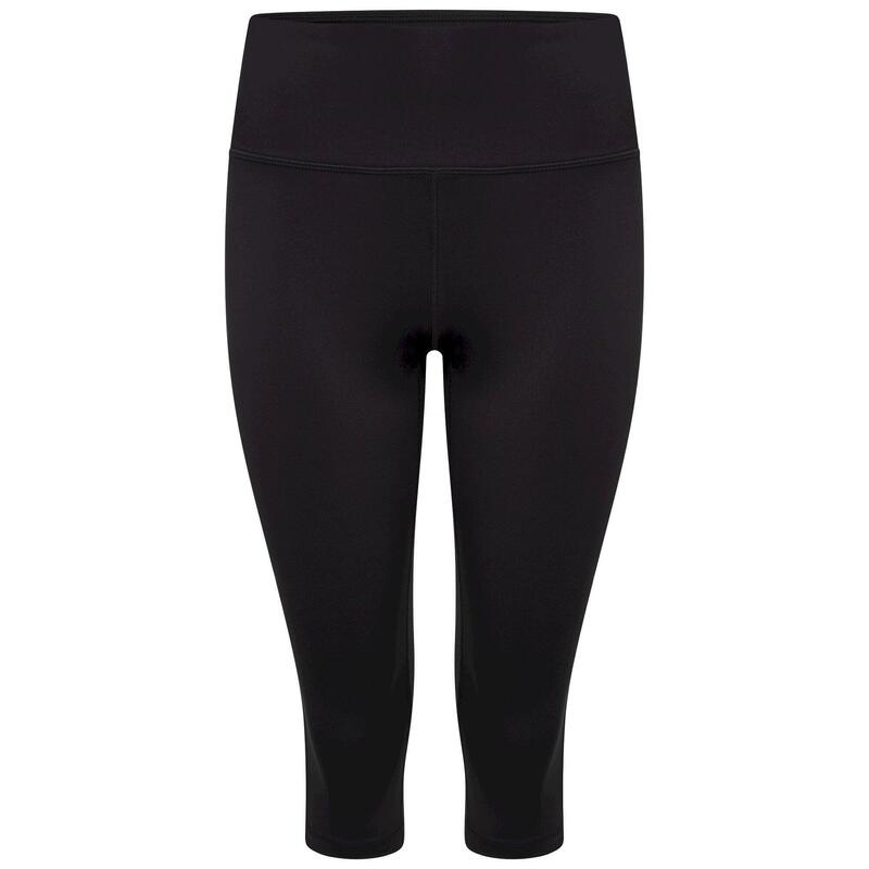 Mallas leggings 3/4 Influential Diseño Lisos para Mujer Negro