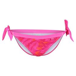 Dames Flavia Palm Leaf Bikinibroekje (Fusion Roze)