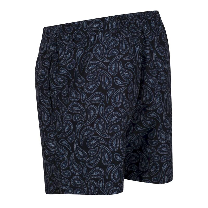 Bermudas Loras Cachemira para Hombre Negro