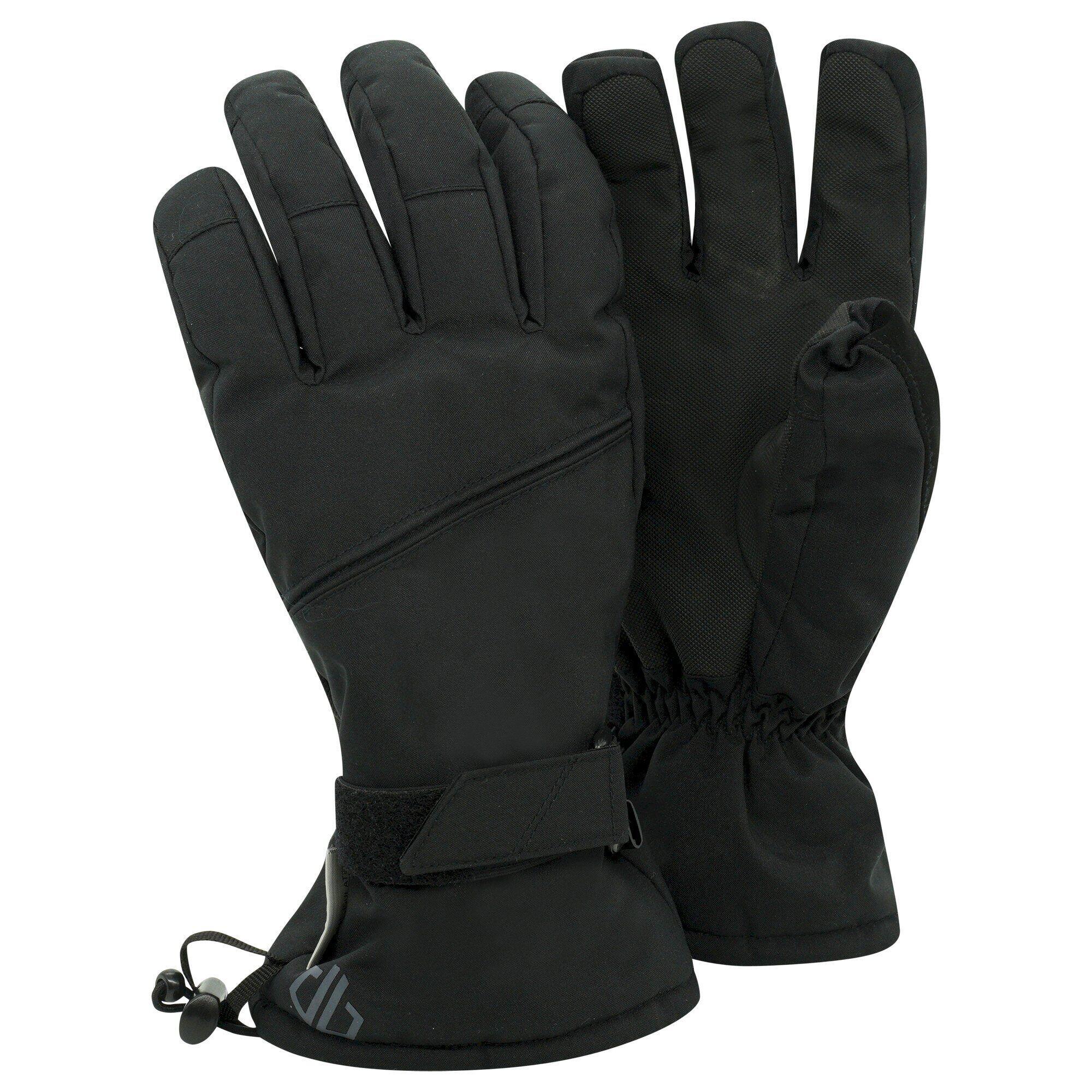 Unisex Adult Hand In Waterproof Ski Gloves (Black) 2/4