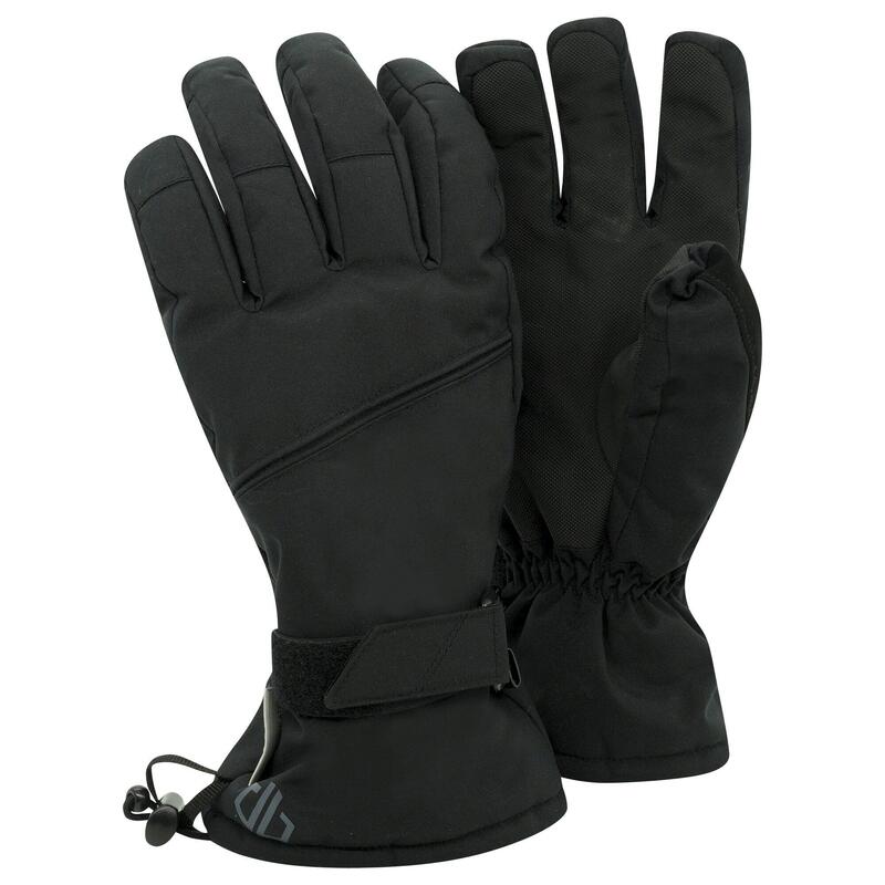 Unisex Adult Hand In Waterdichte Ski Handschoenen (Zwart)