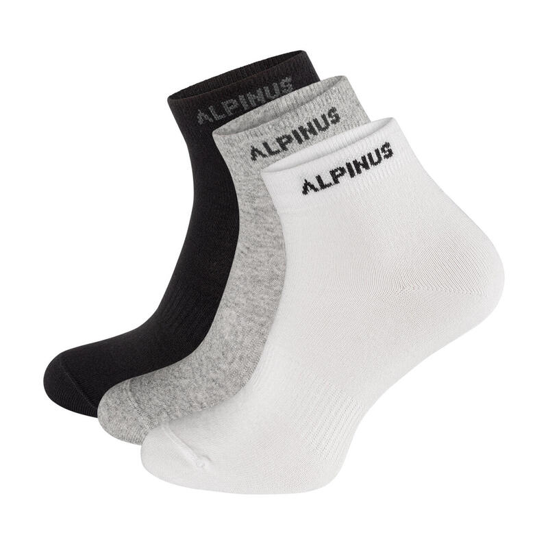 Skarpety trekkingowe dla dorosłych Alpinus Puyo 3pack czarne, szare, białe
