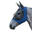 Oeillère pour chevaux avec oreilles (Bleu roi / Noir)
