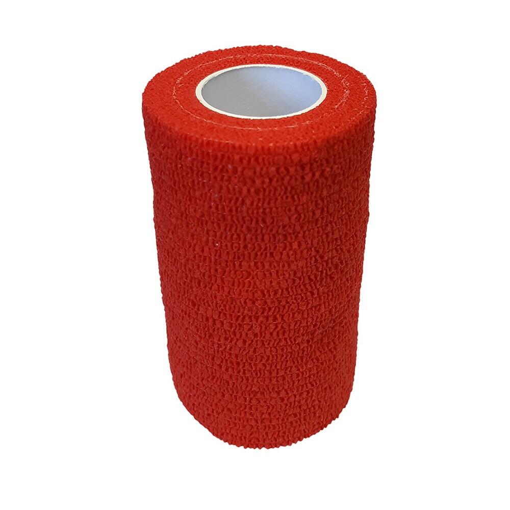 Red Royal Ideal for use on wounds and Black Shires Cohesive Bandages  x 4 
