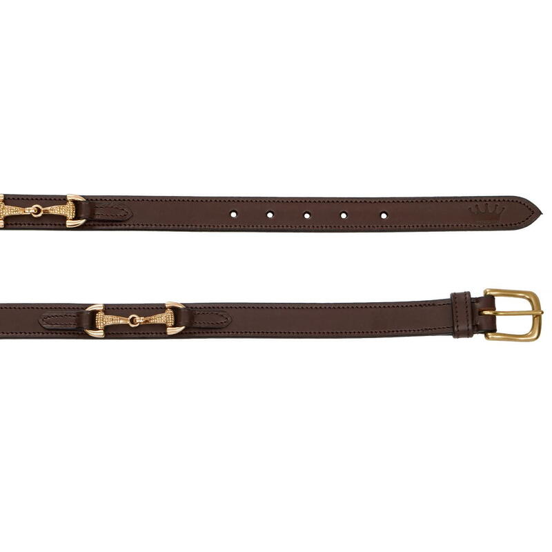 EQUESTRIAN QUEEN Ceinture de pantalon en cuir Bits