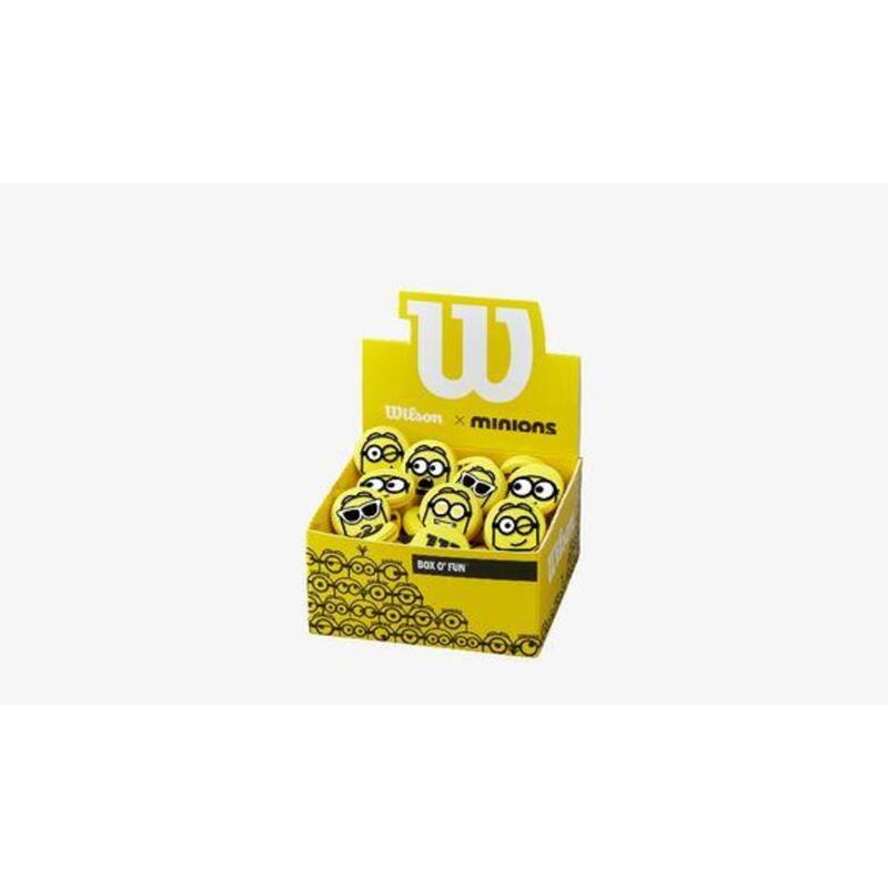 Vibrastop do rakiety tenisowej Wilson MINIONS 2.0 DAMPENER BOX 50 szt.