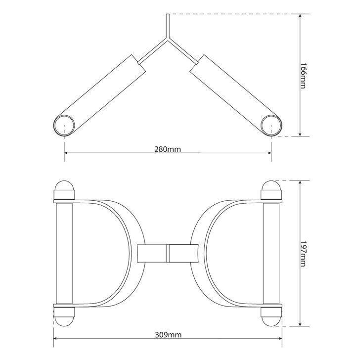 Maniglia doppia pulley