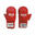 Guantes de Karate con dedo  Rojas