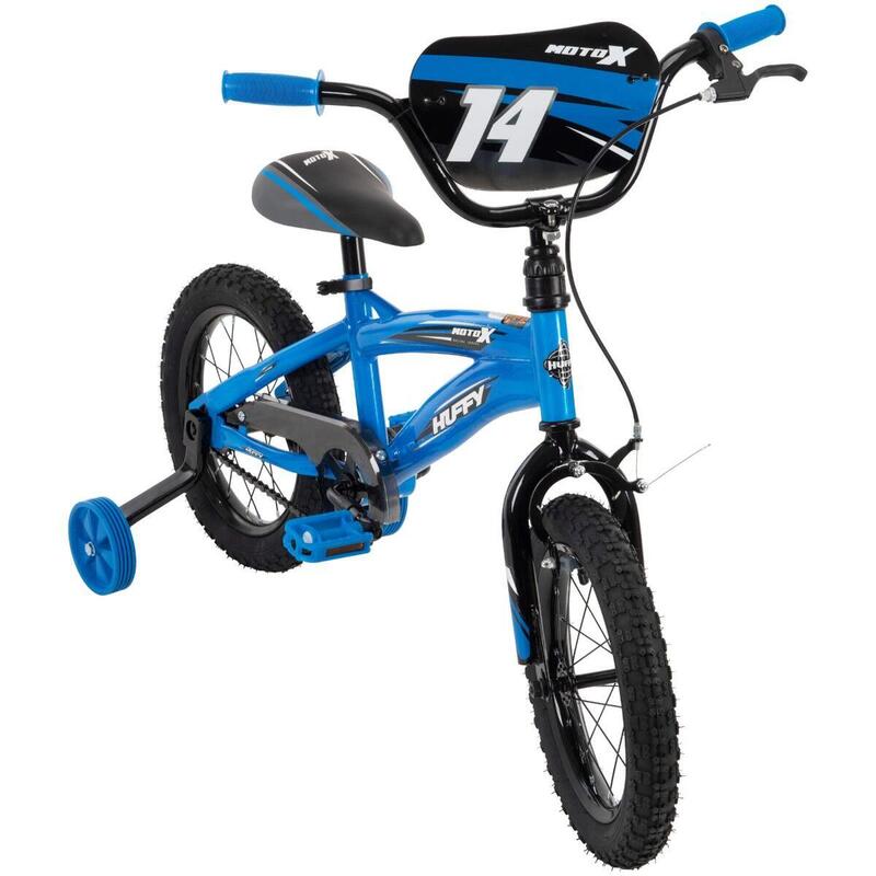 (Unassembled) MOTO X 14INCH QUICK CONNECT BIKE - BLUE