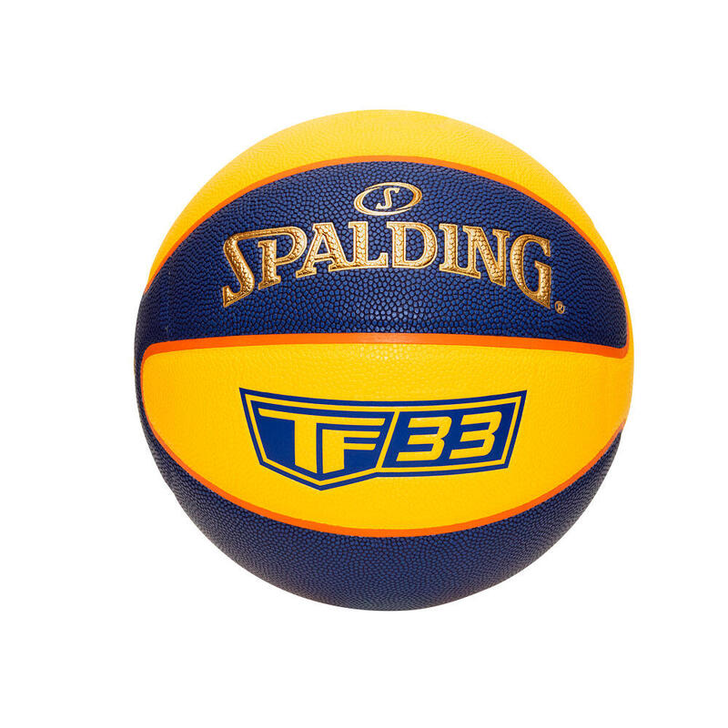 Bola de borracha dourada Spalding TF-33