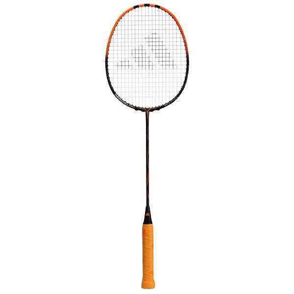 überschall F09.2 G5 Strung Badminton Racket 25lb with Racket Sack - Black/Orange