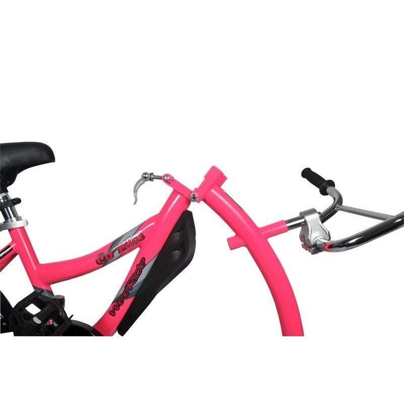 CoPilot pink,  Anhängefahrrad für Kinder von 4 bis 9 Jahren