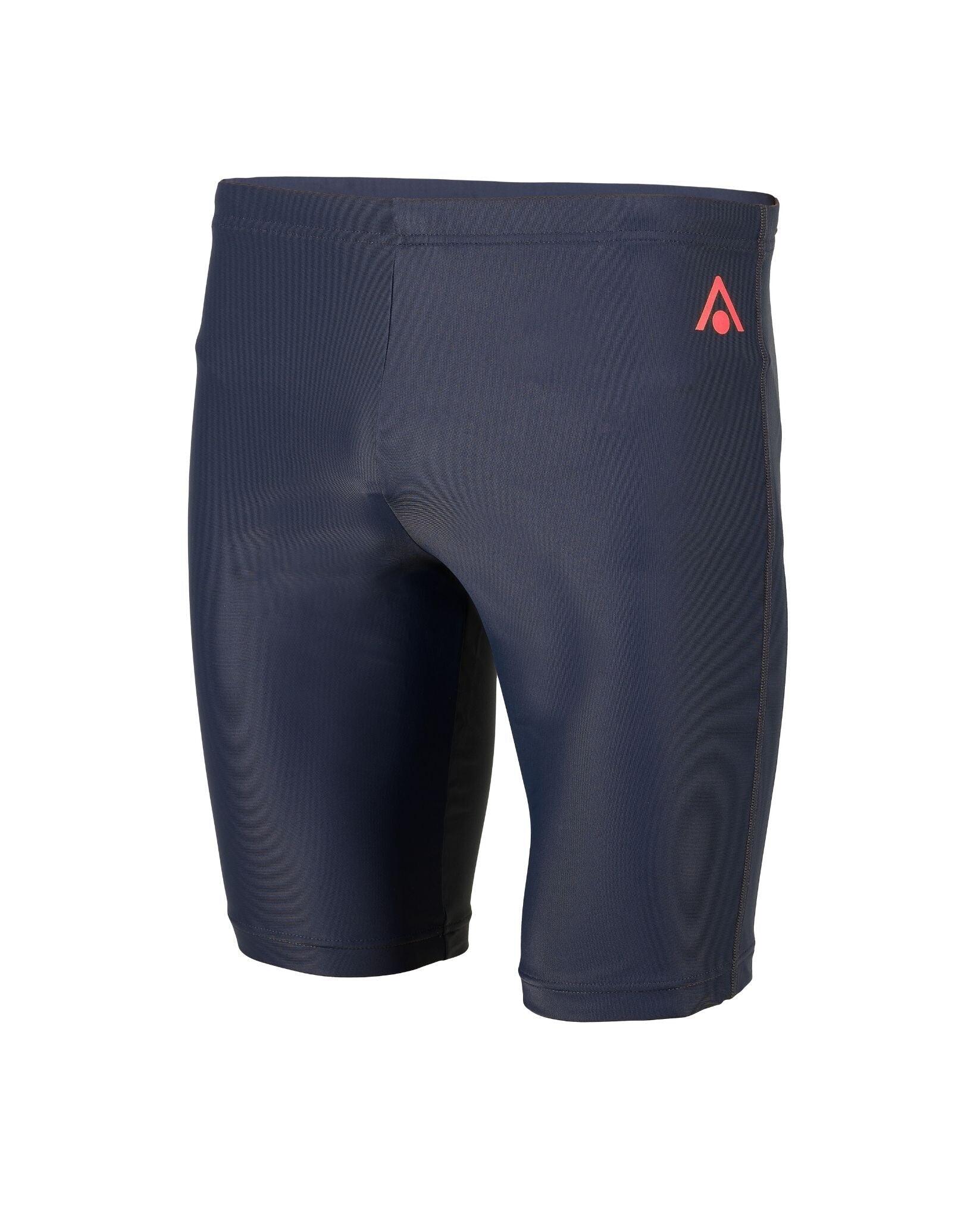 Aqua Sphere Essential Mens Jammer - Dark Grey/Coral 3/4