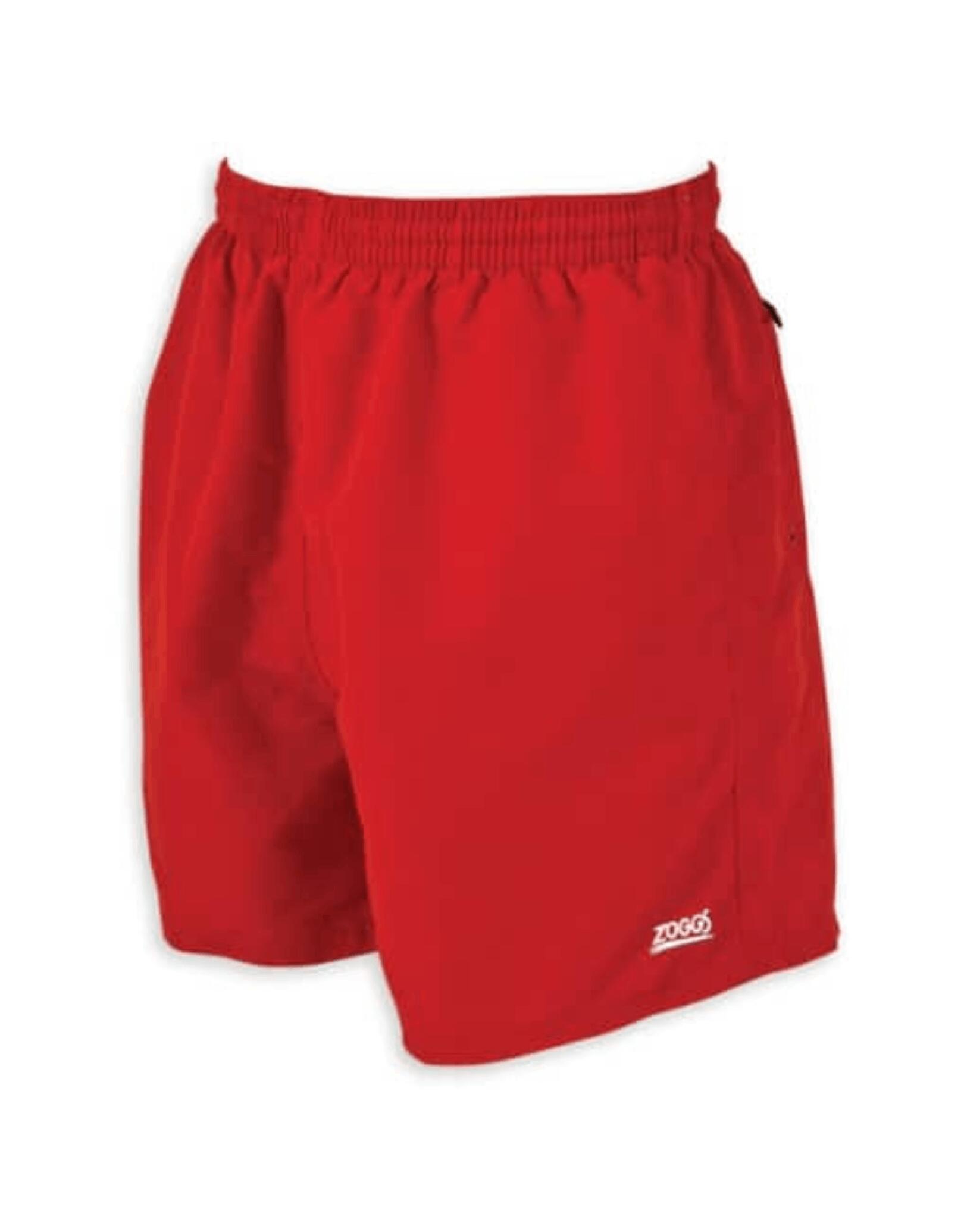 Zoggs Penrith 17" Short - Hot Red 4/5