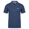 Heren Maverick V Actief Poloshirt (Maanlicht Denim)