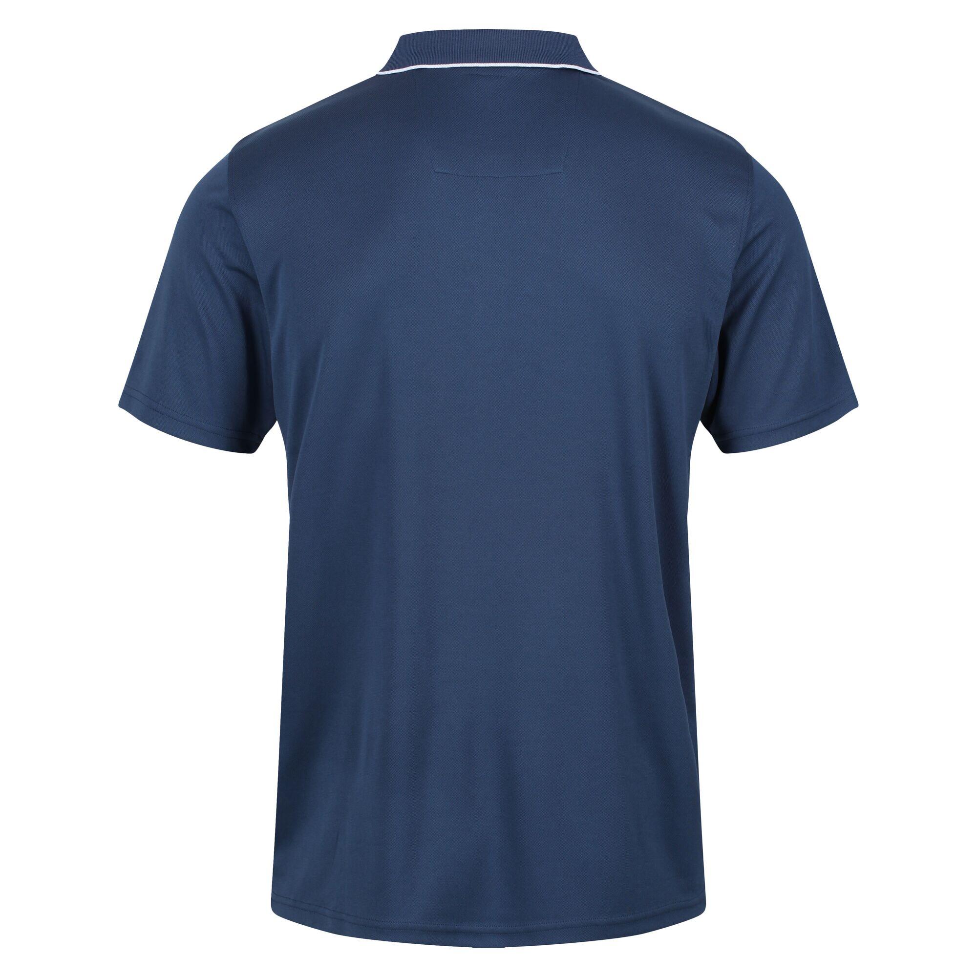 Mens Maverick V Active Polo Shirt (Moonlight Denim) 2/5