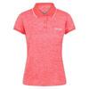 Polo manches courtes REMEX Femme (Corail néon)