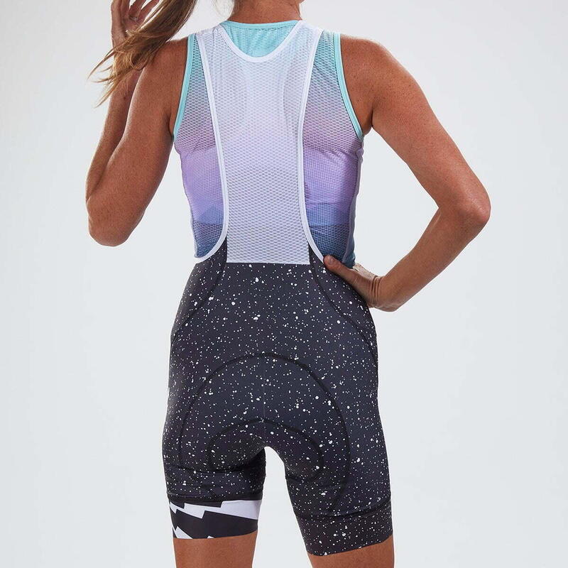 Fond de triathlon Femme LTD Short de cyclisme rembourré avec bretelles - Kona