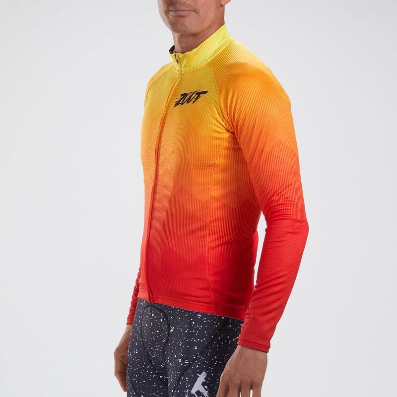 Maillot Ciclismo manga larga Hombre ZOOT LTD KONA ICE Naranja